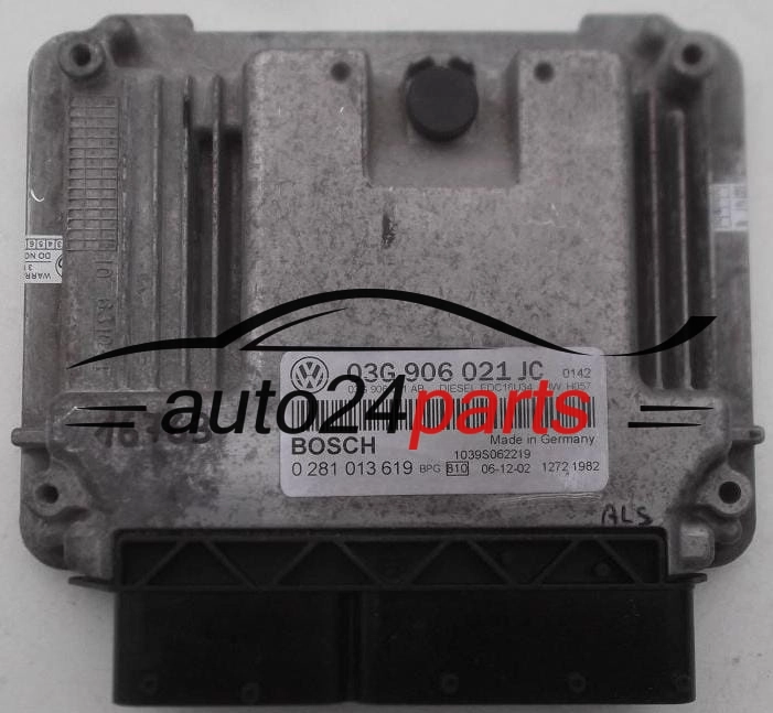 Μονάδα Ελέγχου Κινητήρα VOLKSWAGEN SKODA OCTAVIA 2.0 TDI BOSCH 0 281 013 619