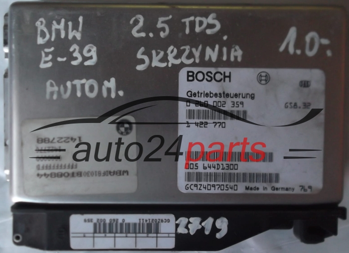 STEROWNIK SKRZYNI AUTOMATYCZNEJ BMW E38 E39  BOSCH 0 260 002 359, 1 422 770