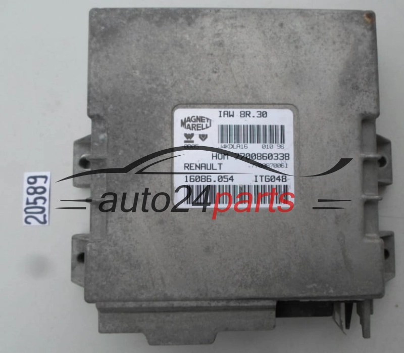 Μονάδα Ελέγχου Κινητήρα RENAULT MAGNETI MARELLI IAW 8R.30, IAW8R30, HOM 7700860338, 16086054
