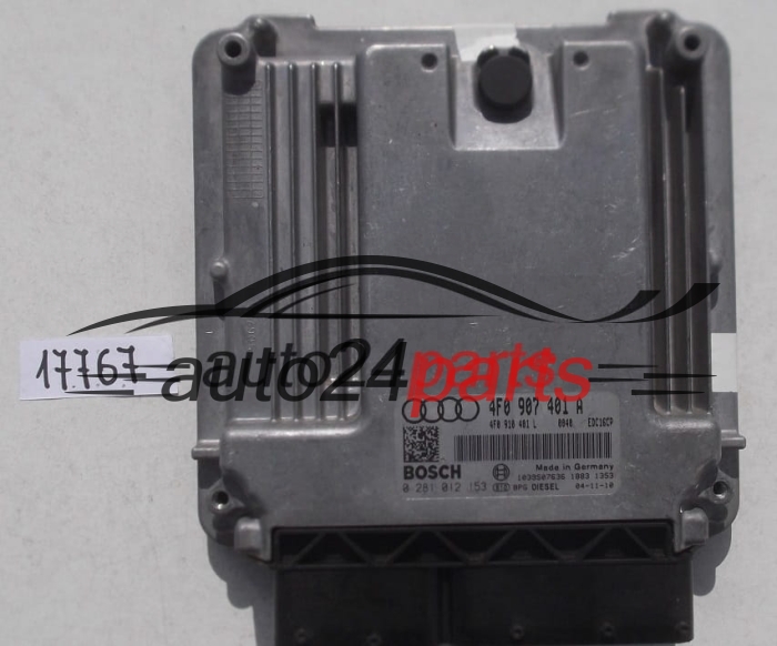 ECU ENGINE CONTROLLER AUDI A6 3.0 TDI BOSCH 0 281 012 153, 0281012153, 4F0 907 401 A, 4F0907401A, 4F0 910 401 L, 4F0910401L
