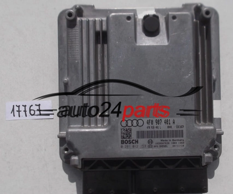 ECU ENGINE CONTROLLER AUDI A6 3.0 TDI BOSCH 0 281 012 153, 0281012153, 4F0 907 401 A, 4F0907401A, 4F0 910 401 L, 4F0910401L