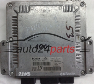 ECU ENGINE CONTROLLER PEUGEOT 406 2.0 HDI BOSCH 0281011517 9652184080 9646850580 EDC15C2 19 1039S04291 