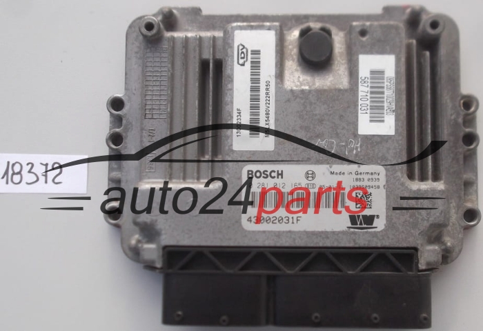LDV MAXUS 2.5 CRDI BOSCH 0 281 012 165, 0281012165, 43002031F