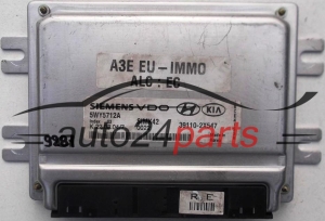 KOMPUTER STEROWNIK SILNIKA KIA RIO 1.3, SIEMENS 5WY5712A, SIMK42, 39110-2X547, 391102X547 - 9281