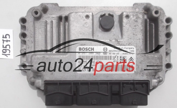 KOMPUTER STEROWNIK SILNIKA CITROEN PEUGEOT 1.6 BOSCH 0 261 208 908,  96 624 674 80
