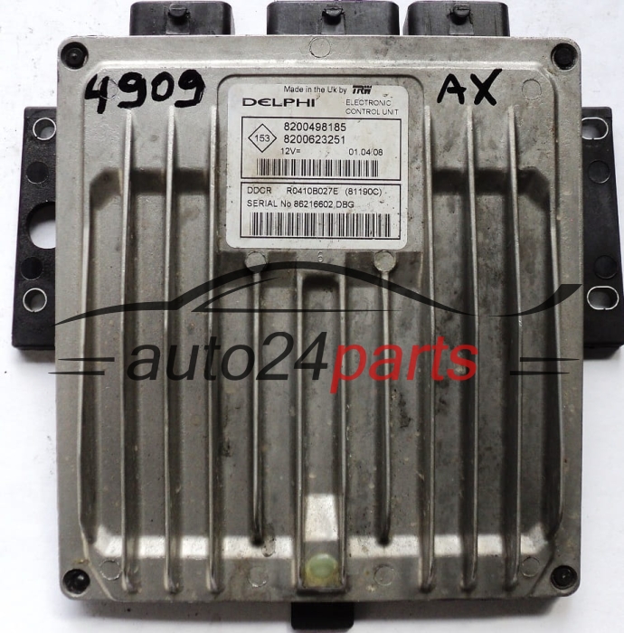 Centralina do motore RENAULT KANGOO 1.5 DCI Delphi R0410B027E