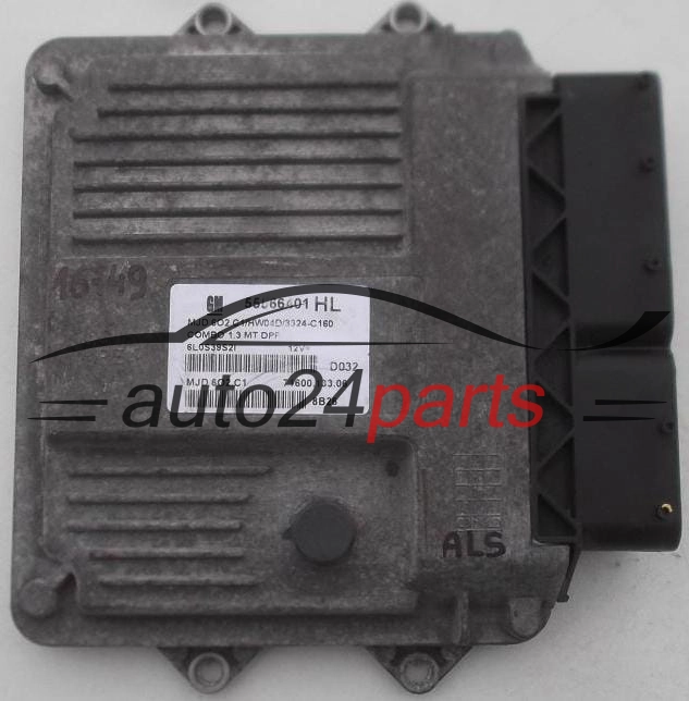 Μονάδα Ελέγχου Κινητήρα OPEL COMBO 1.3 CDTI MAGNETI MARELLI MJD 6O2.C1