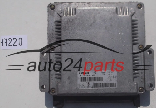 CENTRALINA DO MOTORE CITROEN XSARA PICASSO 2.0 HDI BOSCH 0 281 010 358, 0281010358, 96 416 071 80, 9641607180, EDC15C2 16