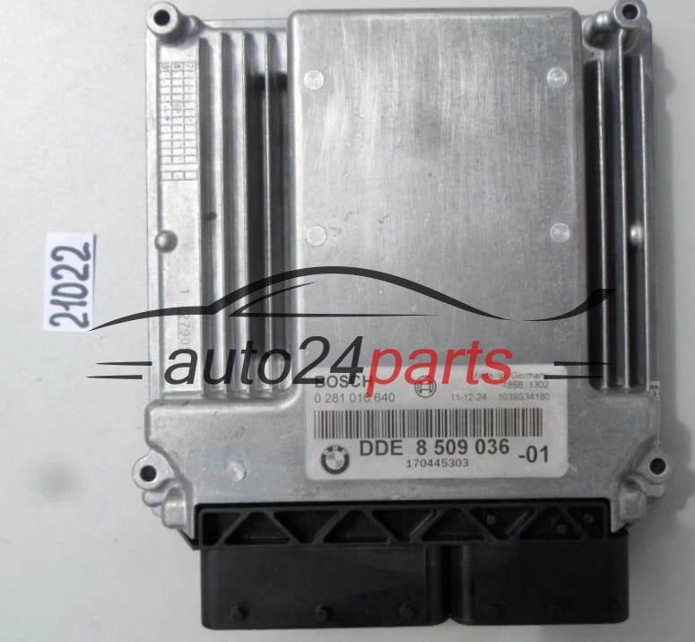 KOMPUTER STEROWNIK SILNIKA BMW X5 E70 3.0D BOSCH 0281016640, 0 281 016 640, DDE 8509036, 8 509 036-01