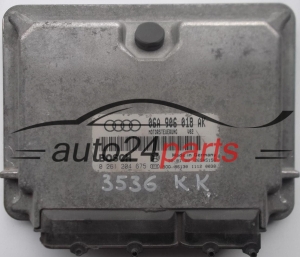 MOTORSTEUERGERÄT ECU STEUERGERÄT AUDI A3 1.8 20V 06A906018AK, 06A 906 018 AK, BOSCH 0261204675, 0 261 204 675 MOTORSTEUERUNG V02 26SA5156