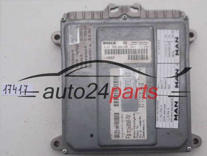  MAN F2000 BOSCH 0 281 020 009, 0281020009