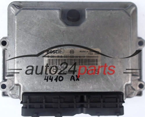 ECU ENGINE CONTROLLER FIAT STILO 1.9 JTD BOSCH 0281010337, 0 281 010 337, 55185364, 19242AAA 115
