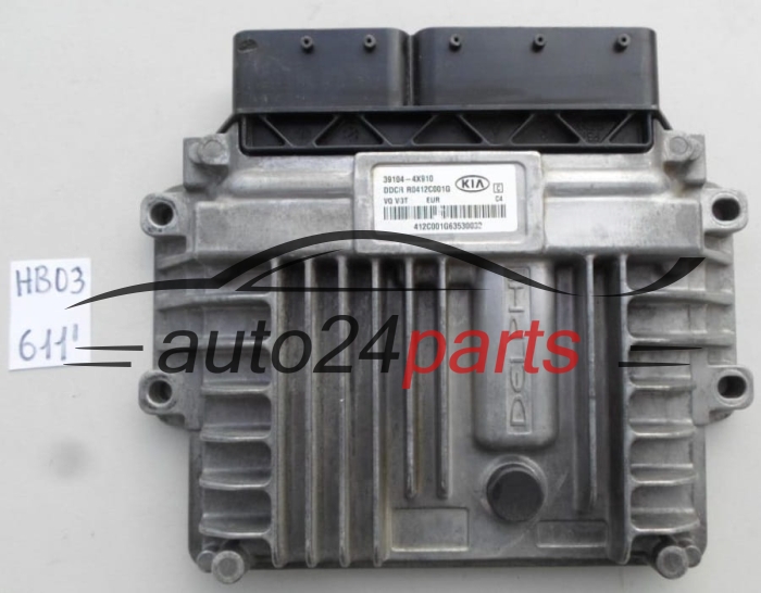 KOMPUTER STEROWNIK SILNIKA KIA CARNIVAL III 2.9 CRDI DELPHI R0412C001G, 39104-4X910, 391044X910 