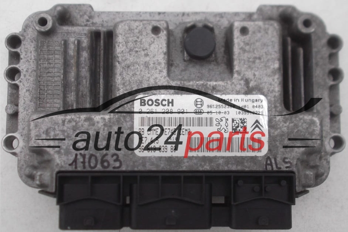 Μονάδα Ελέγχου Κινητήρα PEUGEOT CITROEN 1.6 BOSCH 0 261 208 901, 0261208901, 96 613 839 80, 9661383980