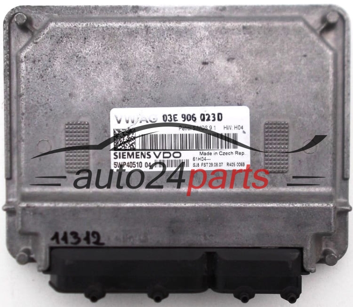 MOTORSTEUERGERÄT ECU STEUERGERAT SEAT IBIZA SKODA FABIA VW POLO 1.2 BME 03E906023D