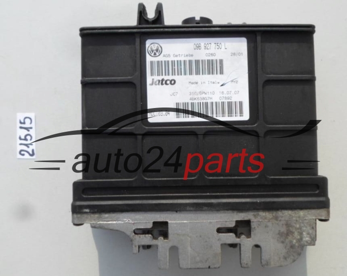 STEROWNIK SKRZYNI AUTOMATYCZNEJ VOLKSWAGEN Jatco ADC103.04, ADC10304, 09B 927 750 L, 09B927750L