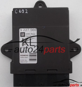 CONFORT MODULE OPEL VECTRA SIGNUM 9 227 560, 9227560, 5WK4 6001, 5WK46001 