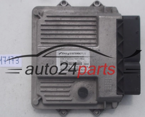 Μονάδα Ελέγχου Κινητήρα FIAT DOBLO 1.3 JTD MAGNETI MARELLI MJD 6F3.D4, MJD6F3D4, FPT 51875904, BC.0101362.B, BC0101362B 