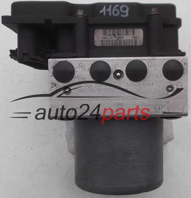 BOSCH 0 265 231 450, 0265231450, 50407 5551, 0 265 800 375, 0265800375