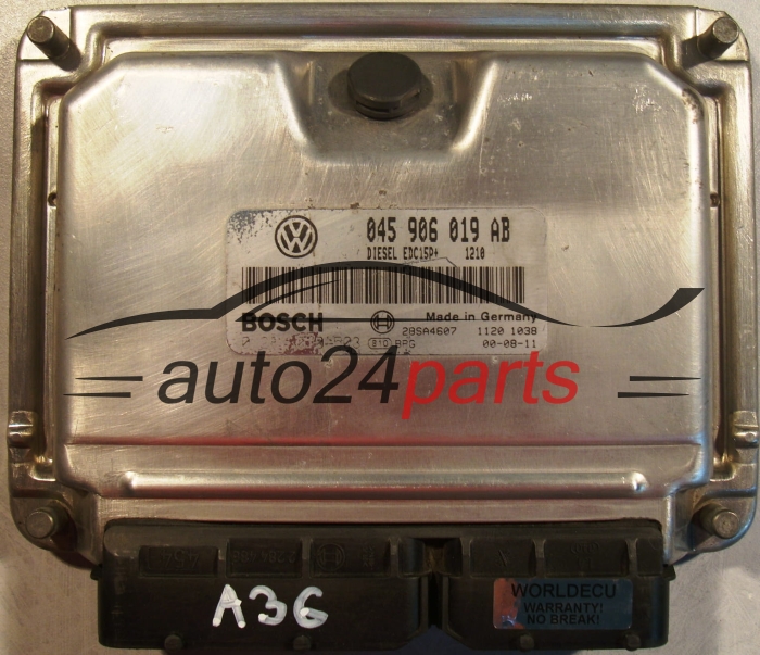 ECU ENGINE CONTROLLER VW VOLKSWAGEN POLO 1.4 TDI BOSCH 0281010503, 0 281 010 503, 045906019AB, 045 906 019 AB