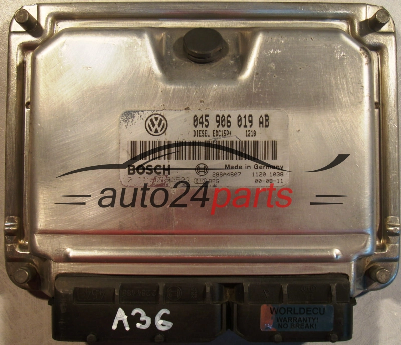 ECU ENGINE CONTROLLER VW VOLKSWAGEN POLO 1.4 TDI BOSCH 0281010503, 0 281 010 503, 045906019AB, 045 906 019 AB