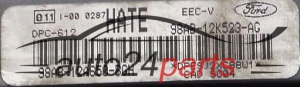 Μονάδα Ελέγχου Κινητήρα FORD FOCUS 1.8 TDDI 98AB12A650BGH, 98AB-12A650-BGH, 98AB12K523AG, 98AB-12K523-AG HATE DPC-612