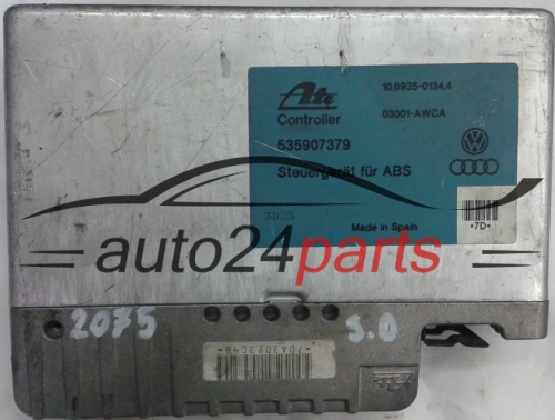 CENTRALITA ABS VW CORRADO GOLF JETTA PASSAT 535907379, 10.0935-0134.4, 03001-AWCA