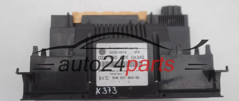 CLIMATRONIC AUDI A6 S6 RS6 4B0 820 043 AQ, 4B0820043AQ, 5HB 007 604-62, 5HB00760462