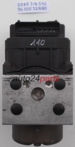ABS PEUGEOT 406 COUPE 2.0 HDI BOSCH 0 265 216 543, 0265216543, 96 305 329 80, 9630532980, 0 273 004 270, 0273004270 -  043, 110, 146, 117