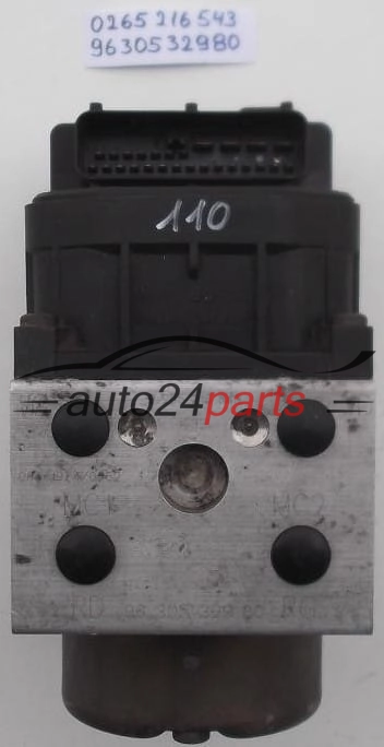 Pompa abs i sterownik PEUGEOT 406 0265216543 9630532980 0273004270