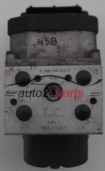 Pompa ABS i sterownik FIAT PUNTO 0265220552 46542381 0273004428
