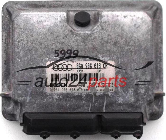 KOMPUTER STEROWNIK SILNIKA AUDI A3 1.8 AGN BOSCH  0261206078, 06A906018CN