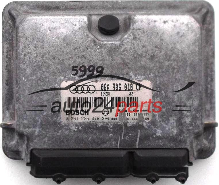 KOMPUTER STEROWNIK SILNIKA AUDI A3 1.8 AGN BOSCH  0261206078, 06A906018CN