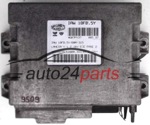 KOMPUTER STEROWNIK SILNIKA LANCIA Y PSILON 1.2 16V, IAW 18FD.5Y, IAW18FD5Y, 61600.343.01, 6160034301, IAW 18FD.5Y/B0M-315 - 9509