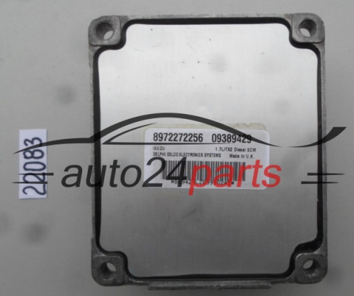 ECU ENGINE CONTROLLER OPEL CORSA COMBO 1.7 DT DTI Y17DT Y17DTI Y17DTL DELPHI DELCO 09389429, ISUZU 8972272256
