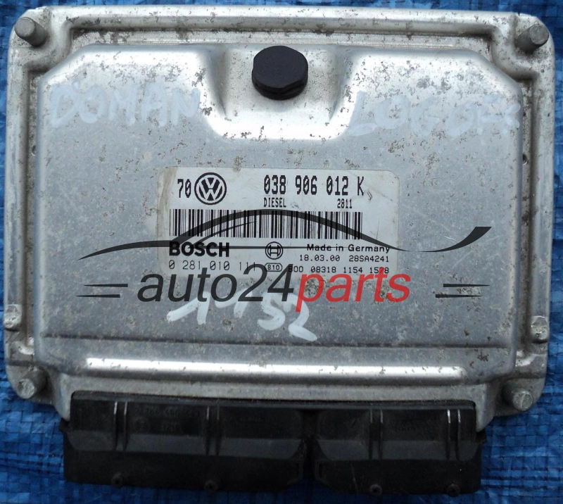 ECU ENGINE CONTROLLER VW VOLKSWAGEN GOLF BORA 1.9 TDI 038906012K