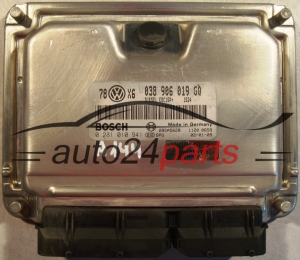 CENTRALINA DO MOTORE VW VOLKSWAGEN PASSAT 1.9 TDI 038906019GQ, BOSCH 0 281 010 941, 0281010941, 28SA5628