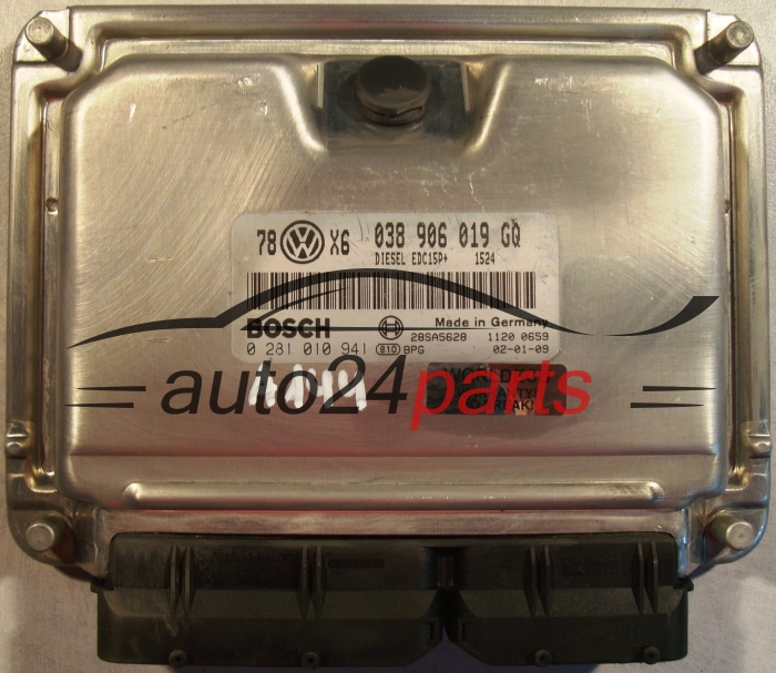 VW VOLKSWAGEN PASSAT 1.9 TDI 038906019GQ, BOSCH 0 281 010 941, 0281010941, 28SA5628 