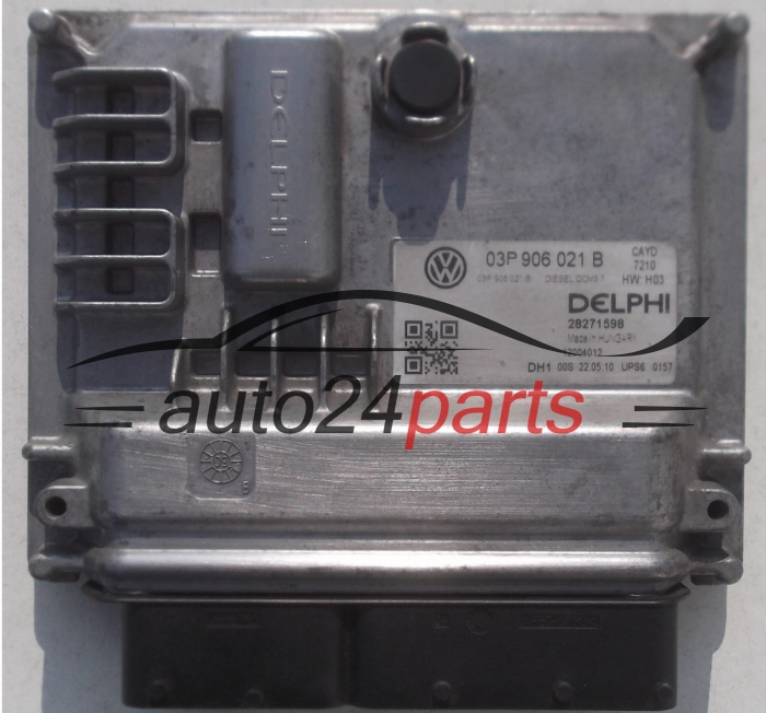 CALCULATEUR MOTEUR VW VOLKSWAGEN POLO 6R 1.2 TDI, 03P906021B, 28271598