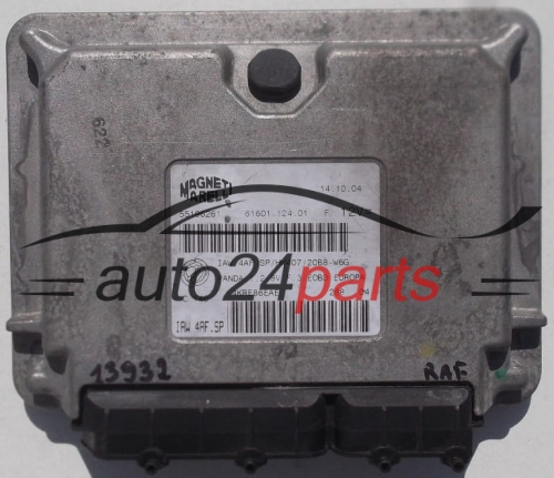 KOMPUTER STEROWNIK SILNIKA FIAT PANDA 1.2, IAW 4AF.SP, IAW4AFSP, 61601.124.01, 6160112401, 55196261, 61601.124.00, 6160112400, 55190098