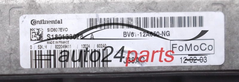 ECU CENTRALITA DE MOTOR  FORD FOCUS 1.6 TDCI CONTINENTAL S180133028 A