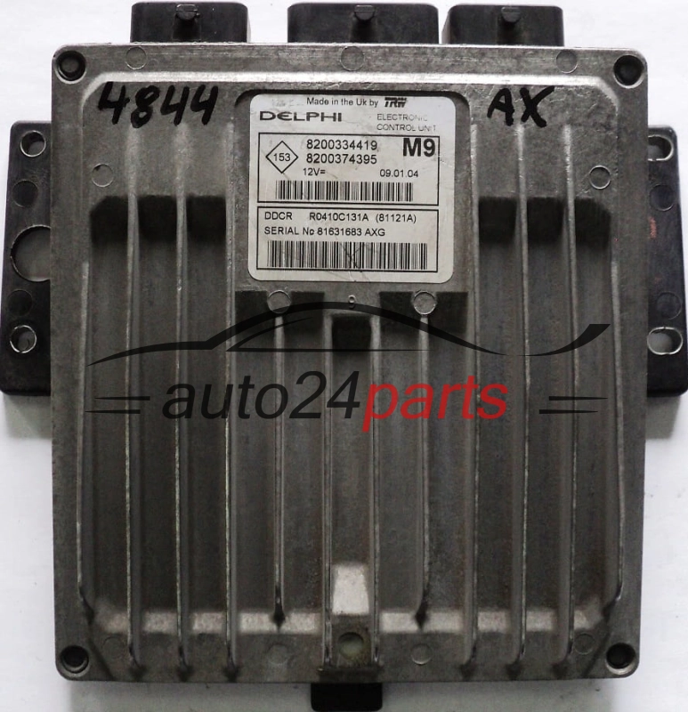 Μονάδα Ελέγχου Κινητήρα NISSAN MICRA 1.5 DCI DELPHI R0410C131A , 8200334419, 8200374395 M9