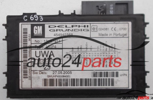 KOMFORTSTEUERGERÄT OPEL ANTARA MERIVA DELPHI GRUNDIG 454942368, 13 187 911, 13187911 