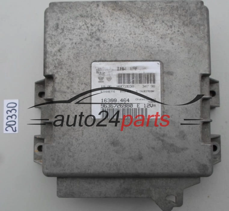 KOMPUTER STEROWNIK SILNIKA PEUGEOT 206 MAGNETI MARELLI IAW 1AP.80, IAW1AP80, 16300.464, 16300464, 9636726980 E