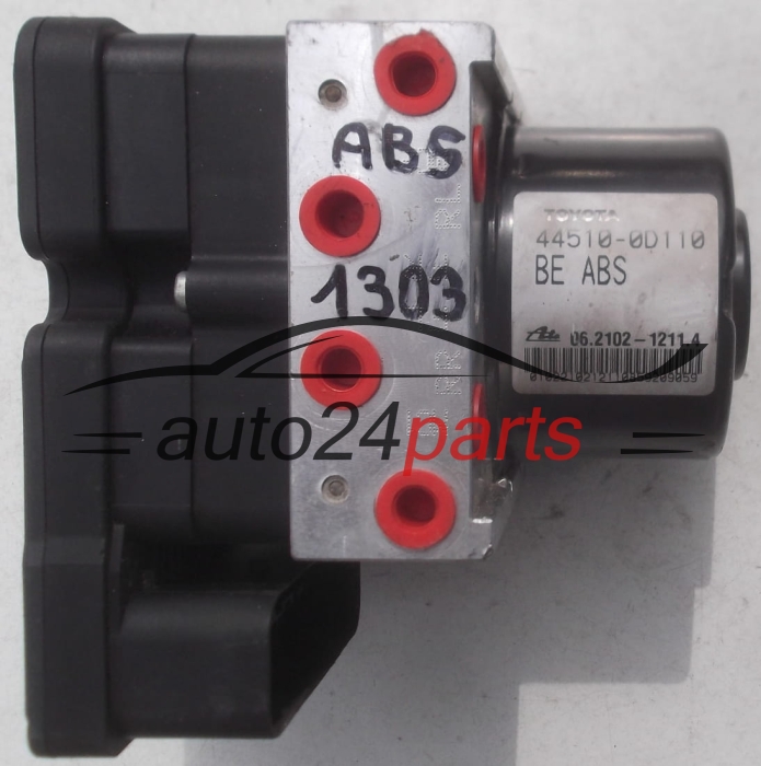 ABS PUMP TOYOTA YARIS 44510-0D110, 445100D110, ATE 06.2102-1211.4, 06210212114, 06.2109-5622.3K, 06210956223K, 28.5700-8703.3, 28570087033 