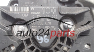 Alternateur OPEL ASTRA CORSA MERIVA ZAFIRA 1.6 1.8 BOSCH 0 124 425 022,  55 556 070 ZP, 100 A