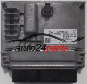 ECU ENGINE CONTROLLER VOLKSWAGEN POLO 6R 1.2 TDI DELPHI 28306738, 03P 906 021, 03P906021, 03P 907 425 A, 03P907425A
