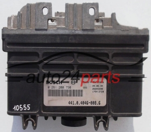 KOMPUTER STEROWNIK SILNIKA SKODA 1.3, BOSCH 0 261 200 790, 0261200790, 441.0.4046-008.6, 441040460086 - 10555, 14347
