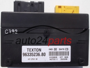 COMFORT CONTROL MODULE CITROEN XSARA TEXTON 96335236.80, 9633523680, 91038535