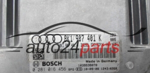 Μονάδα Ελέγχου Κινητήρα AUDI A4, A5 2.7 TDI, BOSCH 0 281 016 456, BOSCH 0281016456, 8K1 907 401 K, 8K1907401K, 8K1907401A